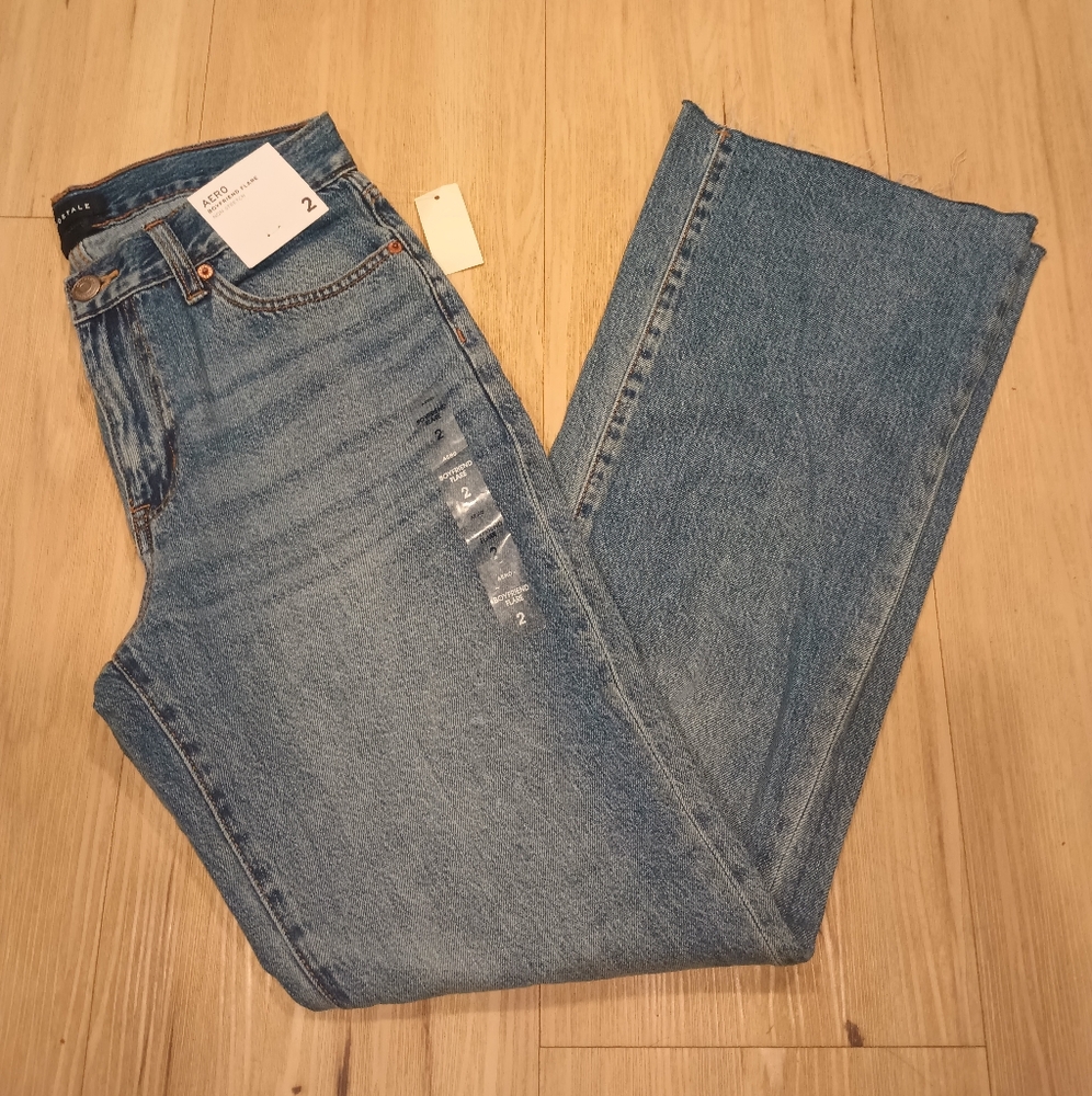 Aeropostale boyfriend flare jeans